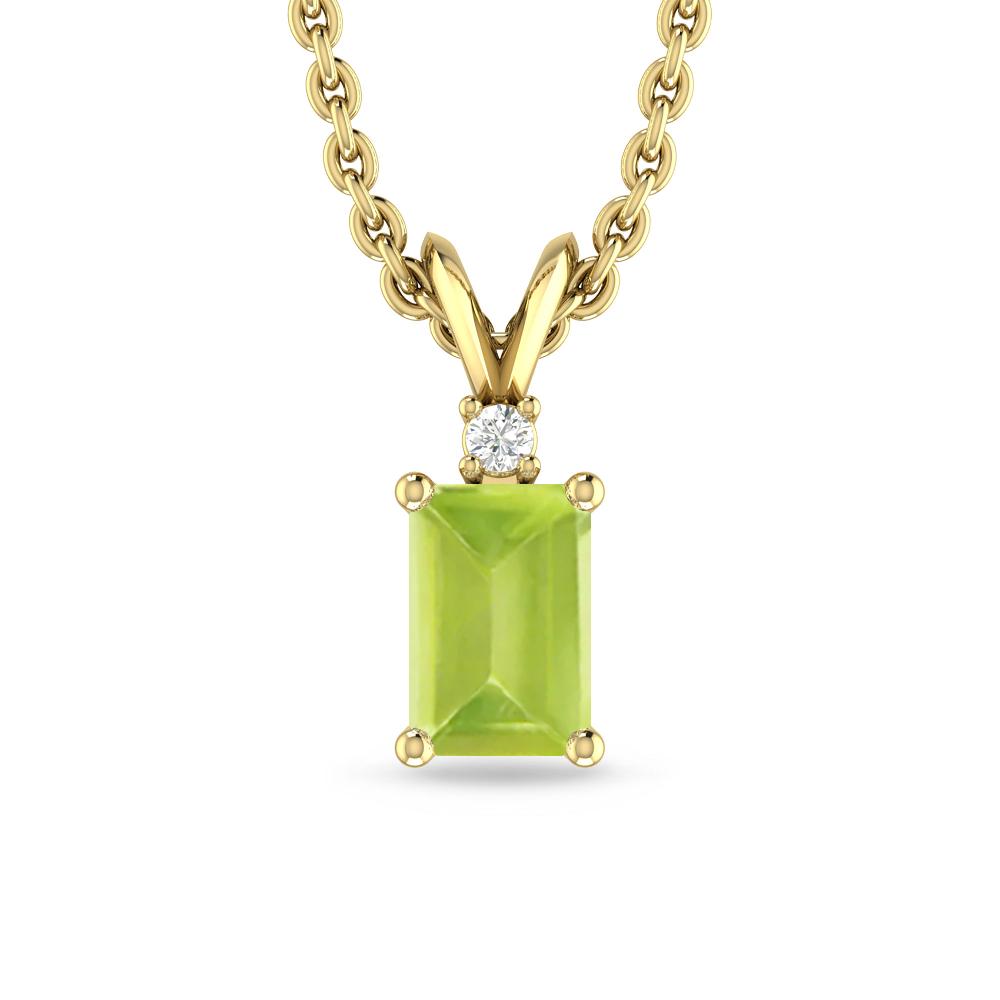 Yellow Gold - Peridot