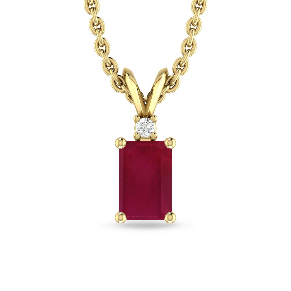 Yellow Gold - Ruby