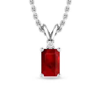 White Gold - Ruby