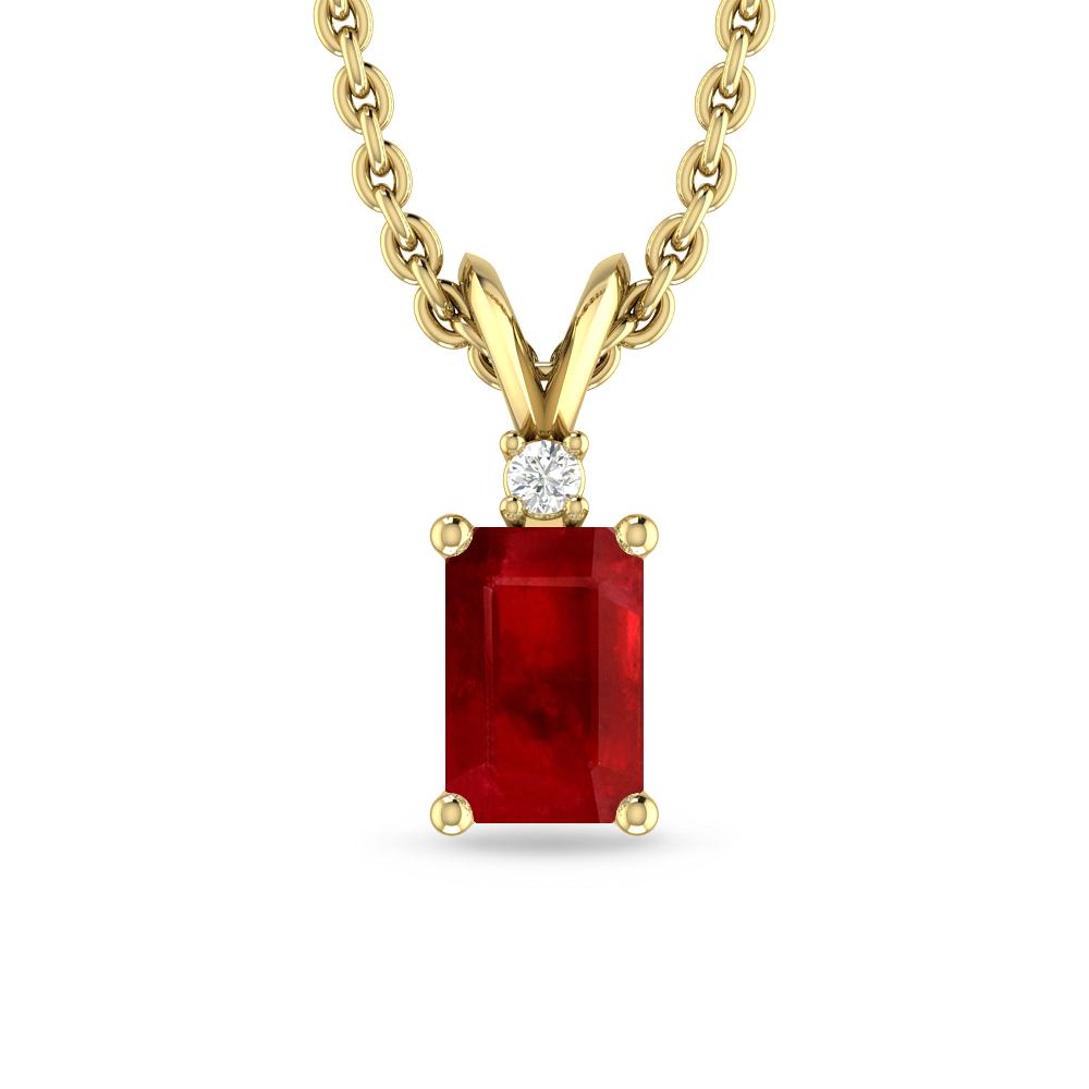 Yellow Gold - Ruby