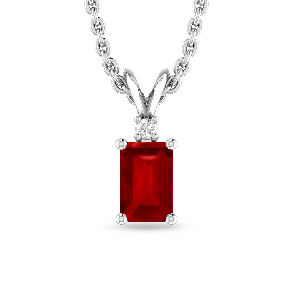 White Gold - Ruby