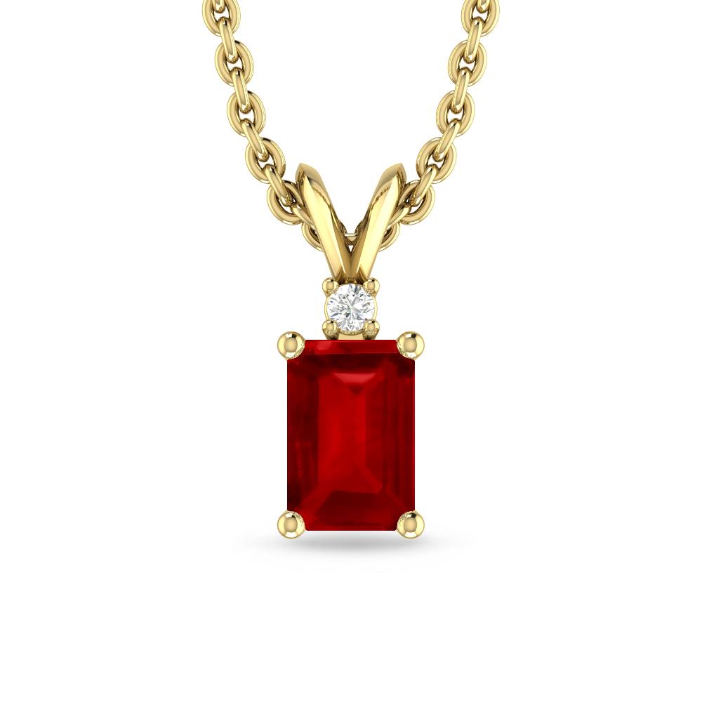 Yellow Gold - Ruby