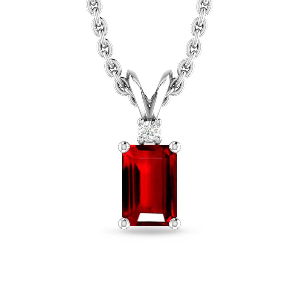 White Gold - Ruby