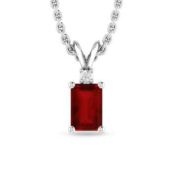 White Gold - Ruby