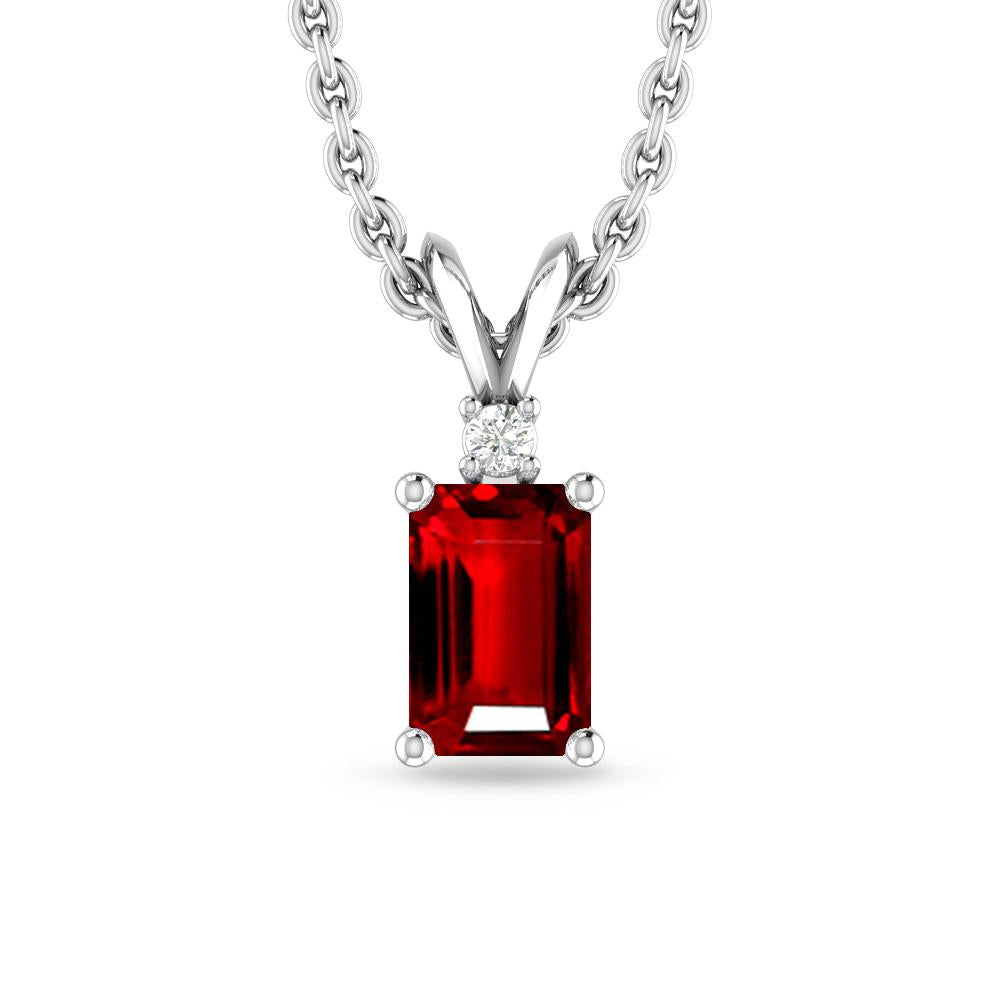 White Gold - Ruby