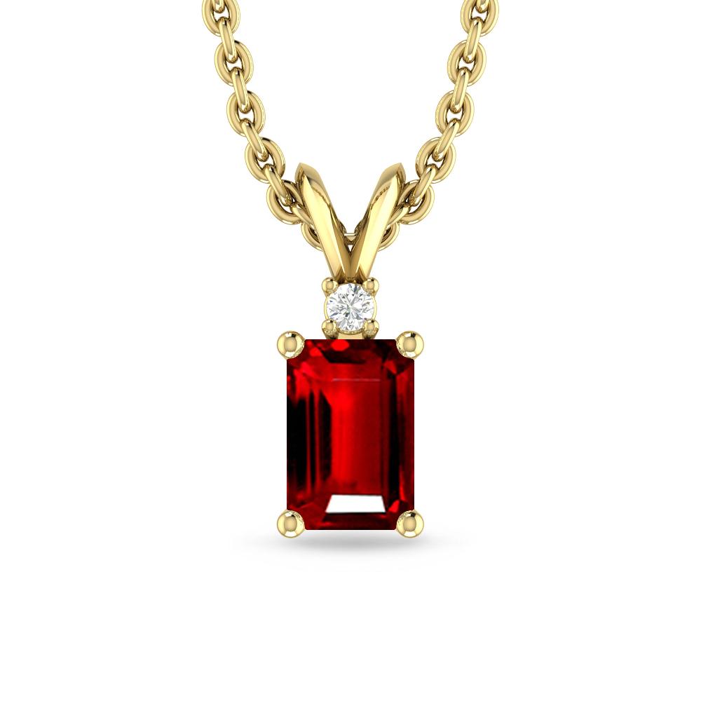 Yellow Gold - Ruby