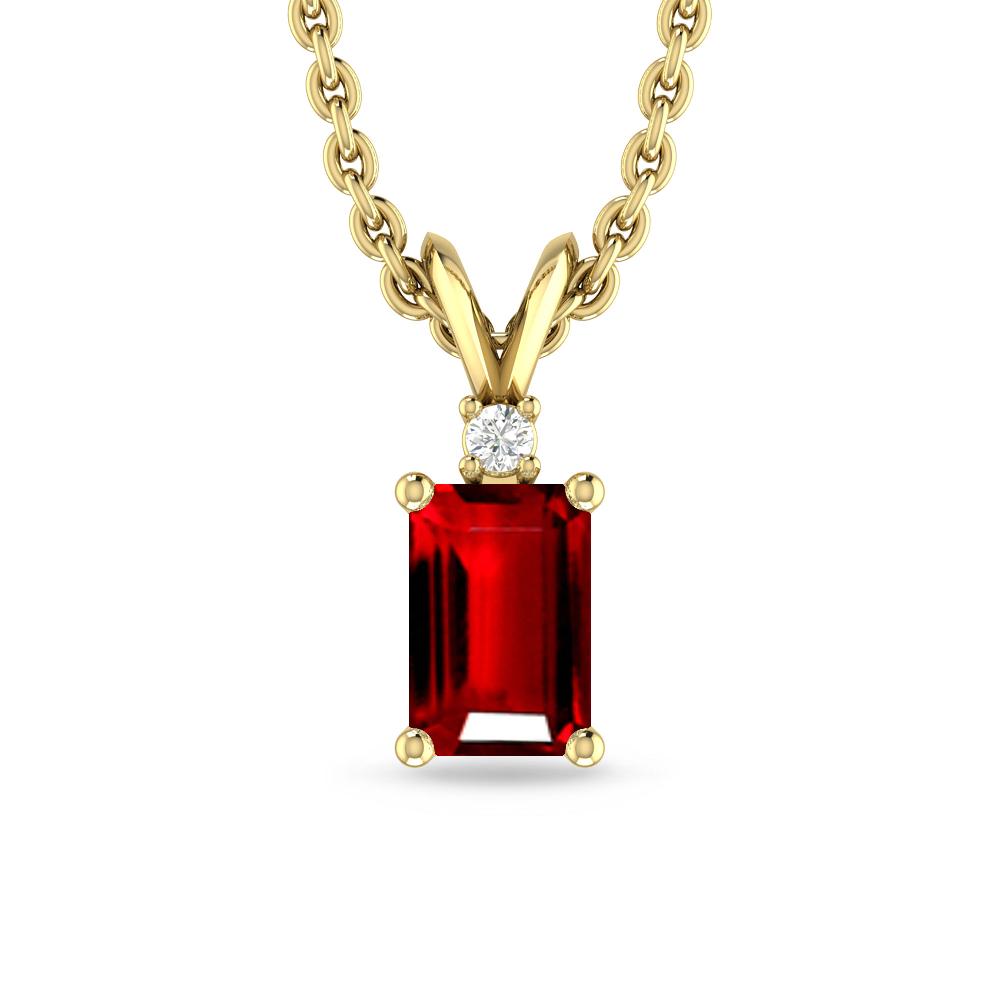 Yellow Gold - Ruby