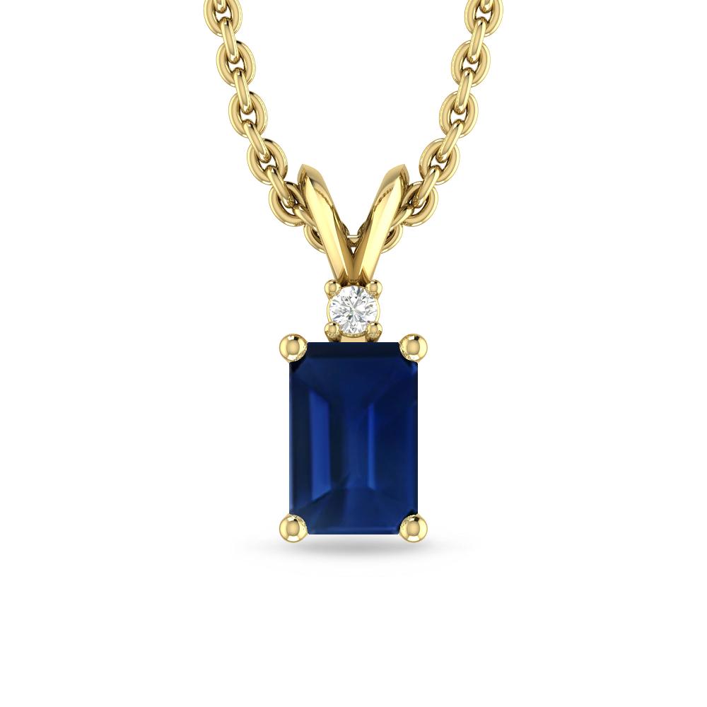 Yellow Gold - Sapphire