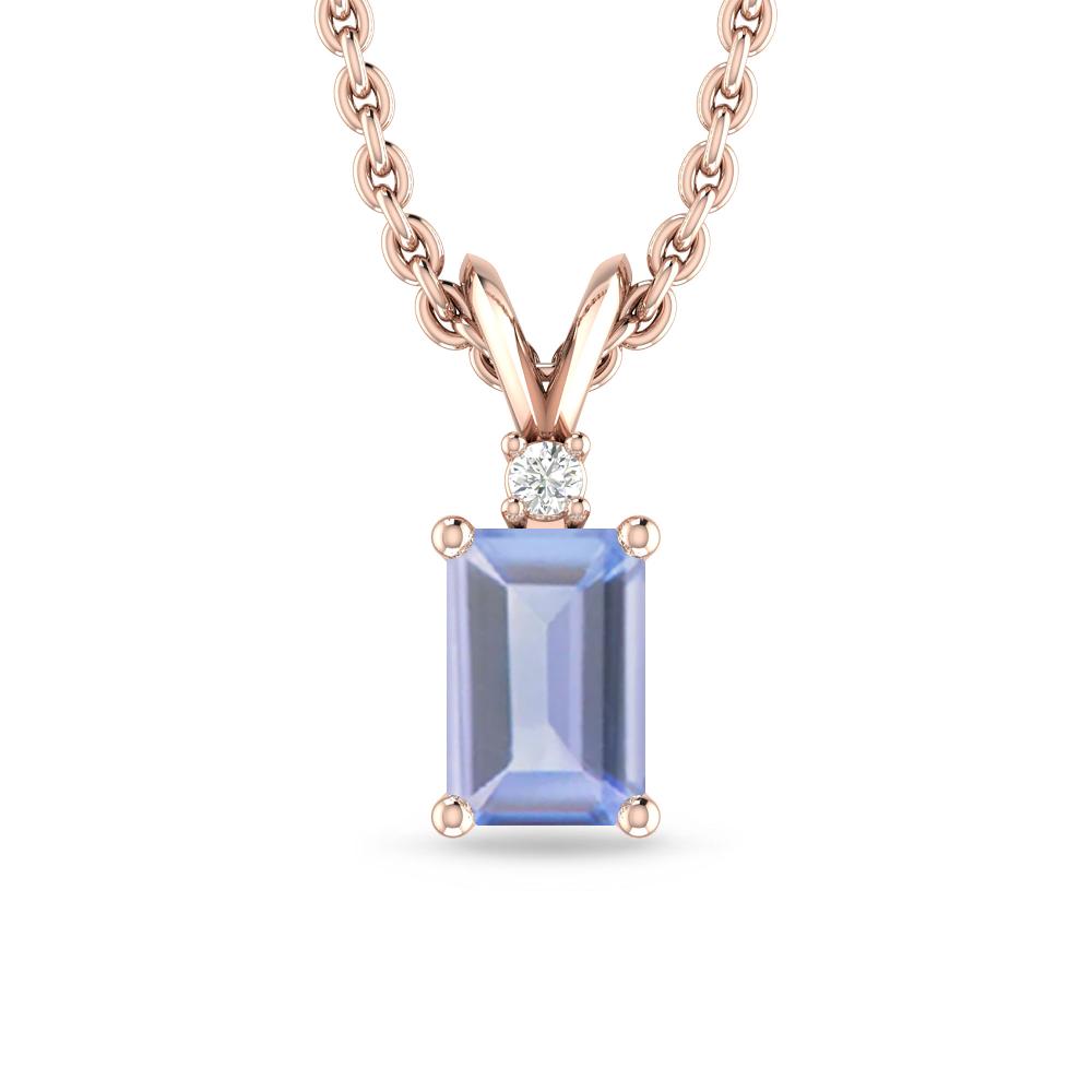 Rose Gold - Tanzanite