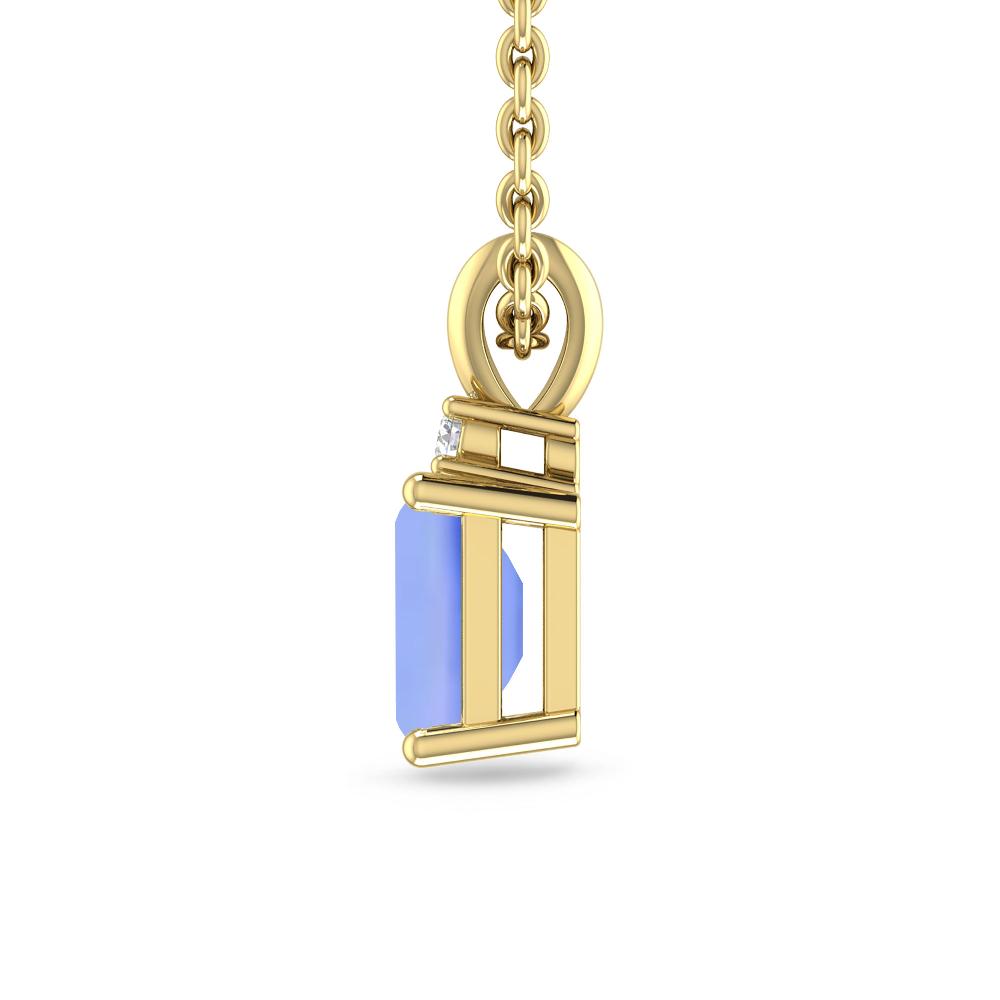 Yellow Gold - Tanzanite