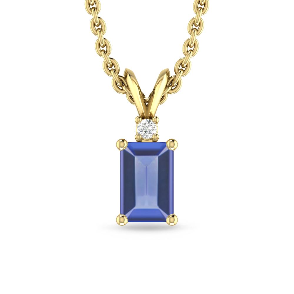 Yellow Gold - Tanzanite