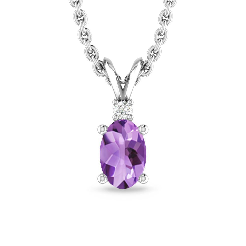 White Gold - Amethyst