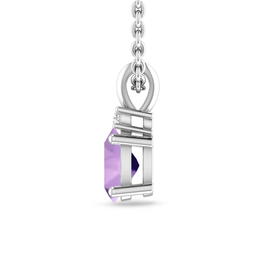 White Gold - Amethyst