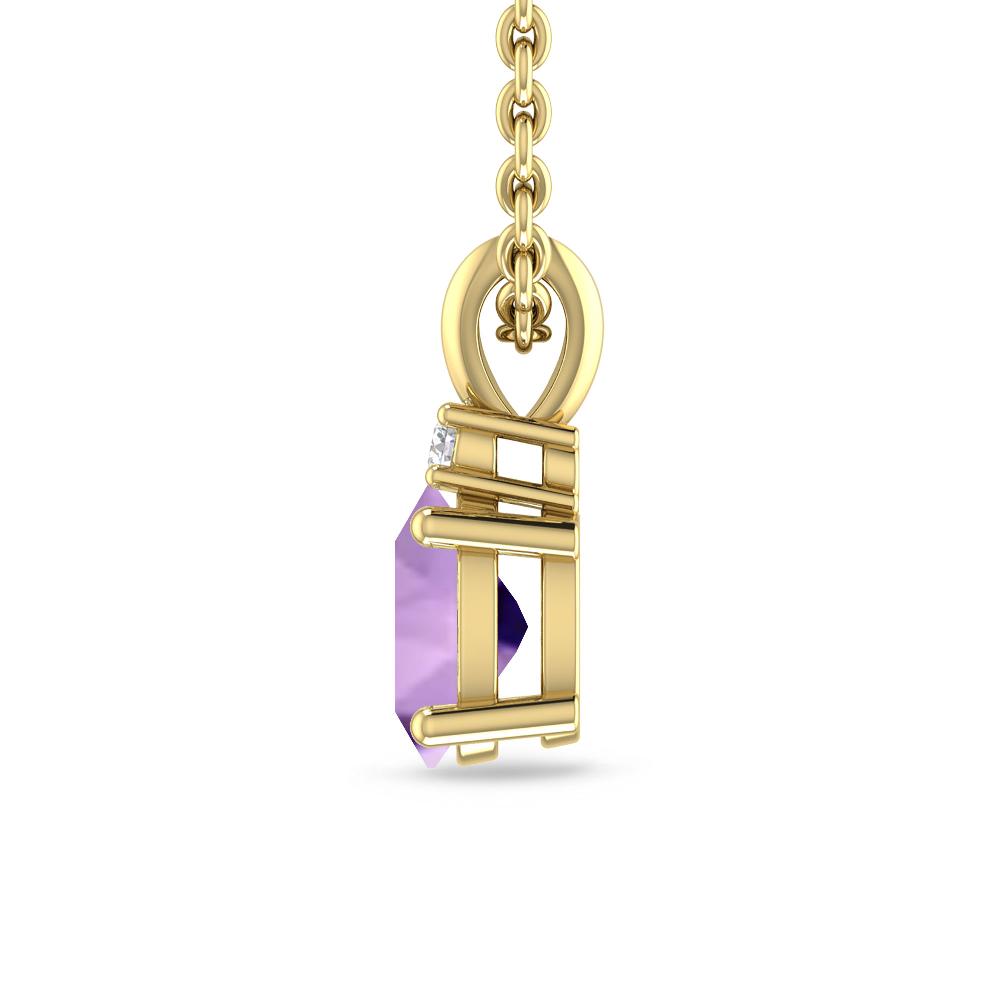 Yellow Gold - Amethyst