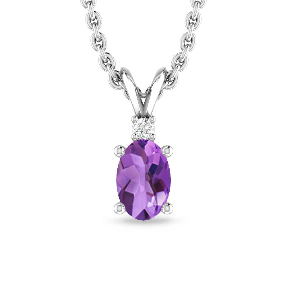 White Gold - Amethyst