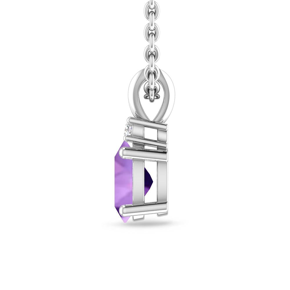 White Gold - Amethyst