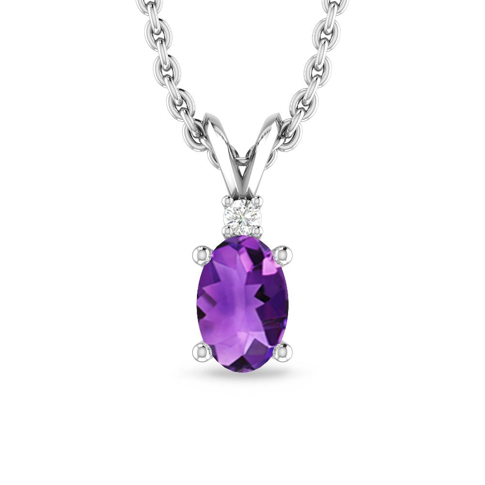 White Gold - Amethyst