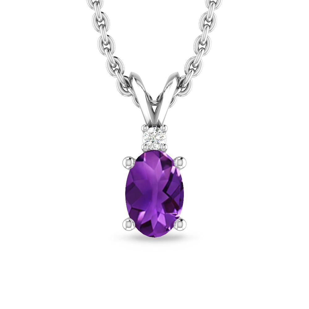 White Gold - Amethyst