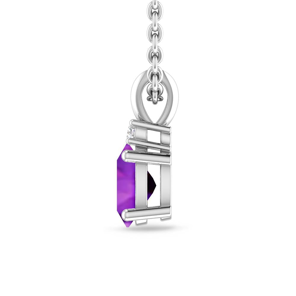 White Gold - Amethyst