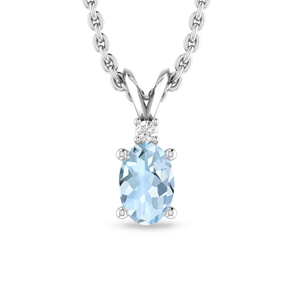 White Gold - Aquamarine