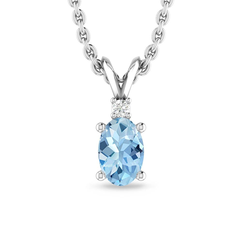 White Gold - Aquamarine