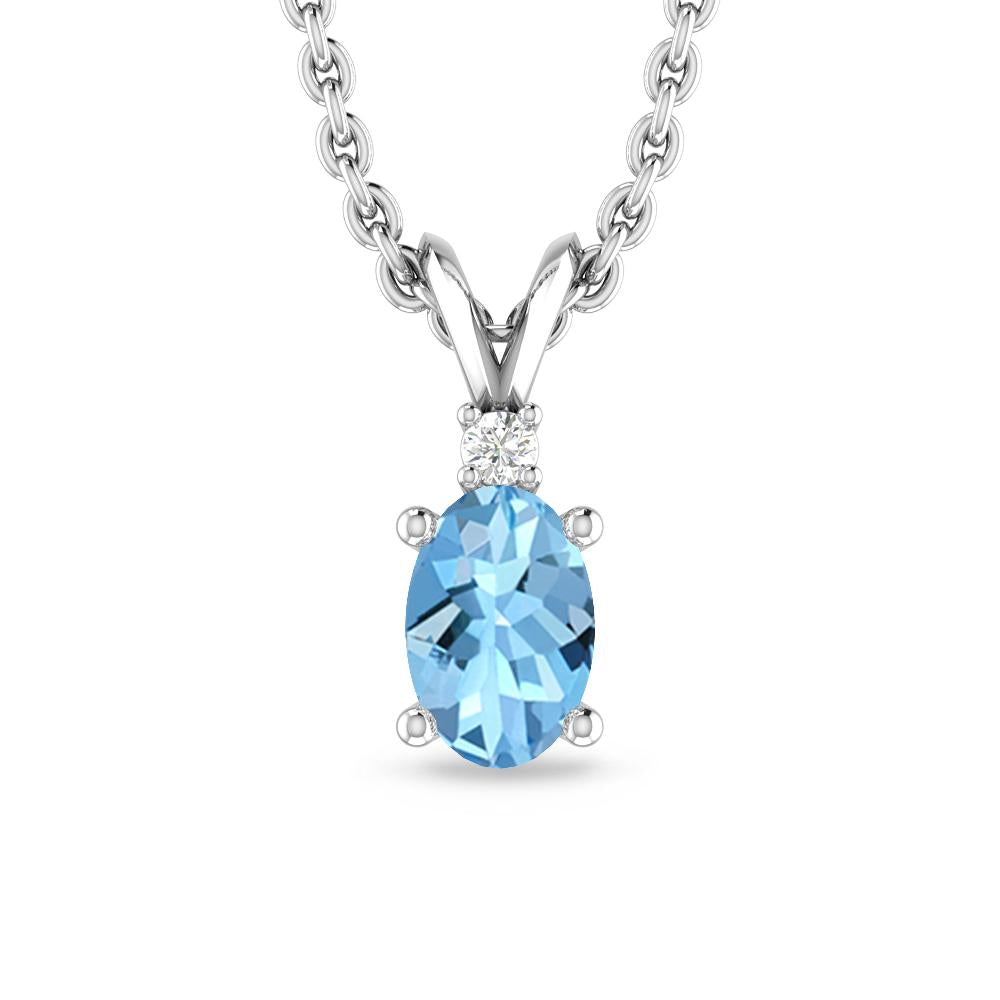 White Gold - Aquamarine