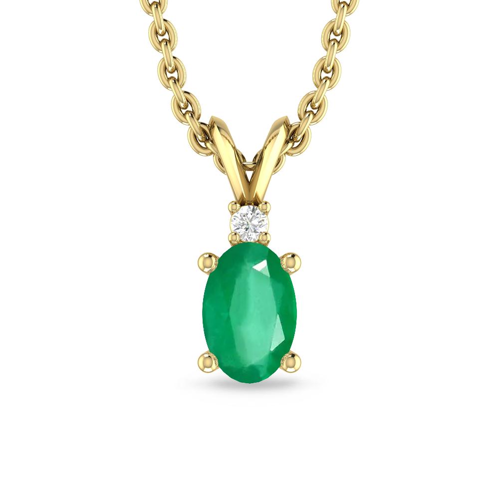 Yellow Gold - Emerald