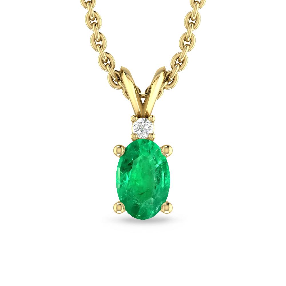 Yellow Gold - Emerald