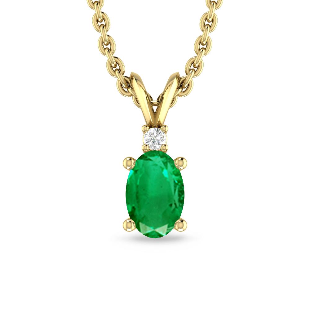 Yellow Gold - Emerald