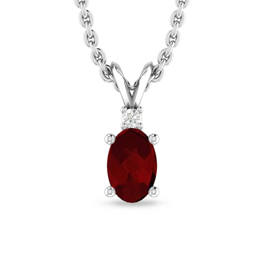 White Gold - Garnet