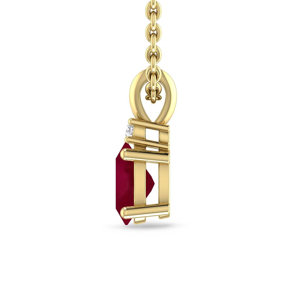 Yellow Gold - Garnet