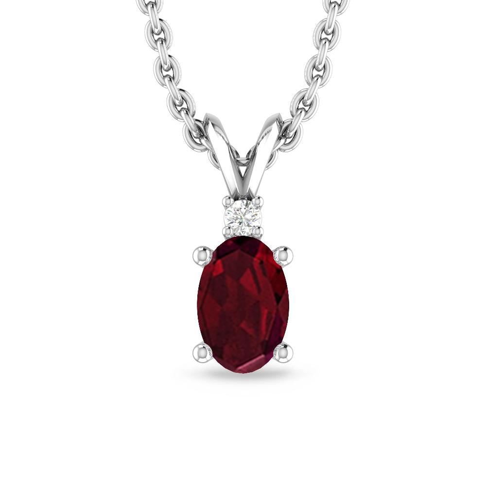 White Gold - Garnet