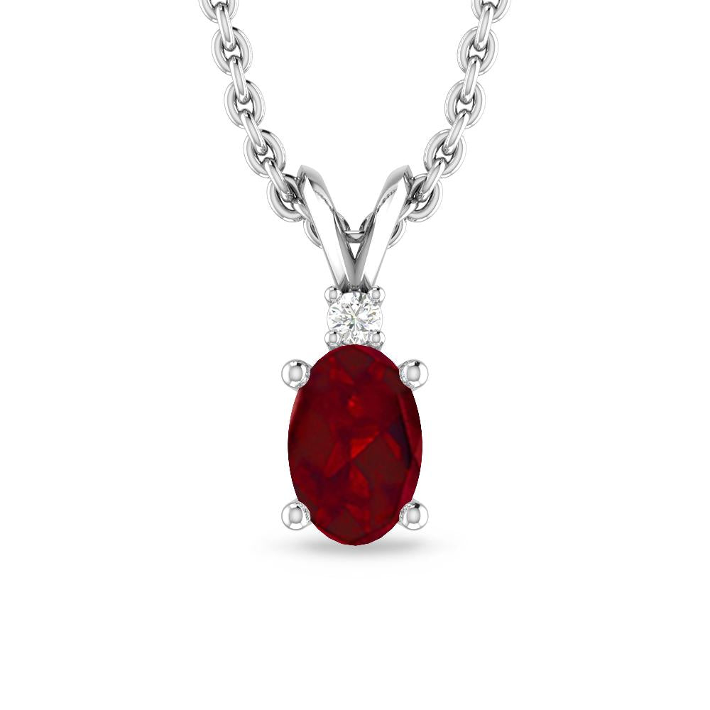 White Gold - Garnet