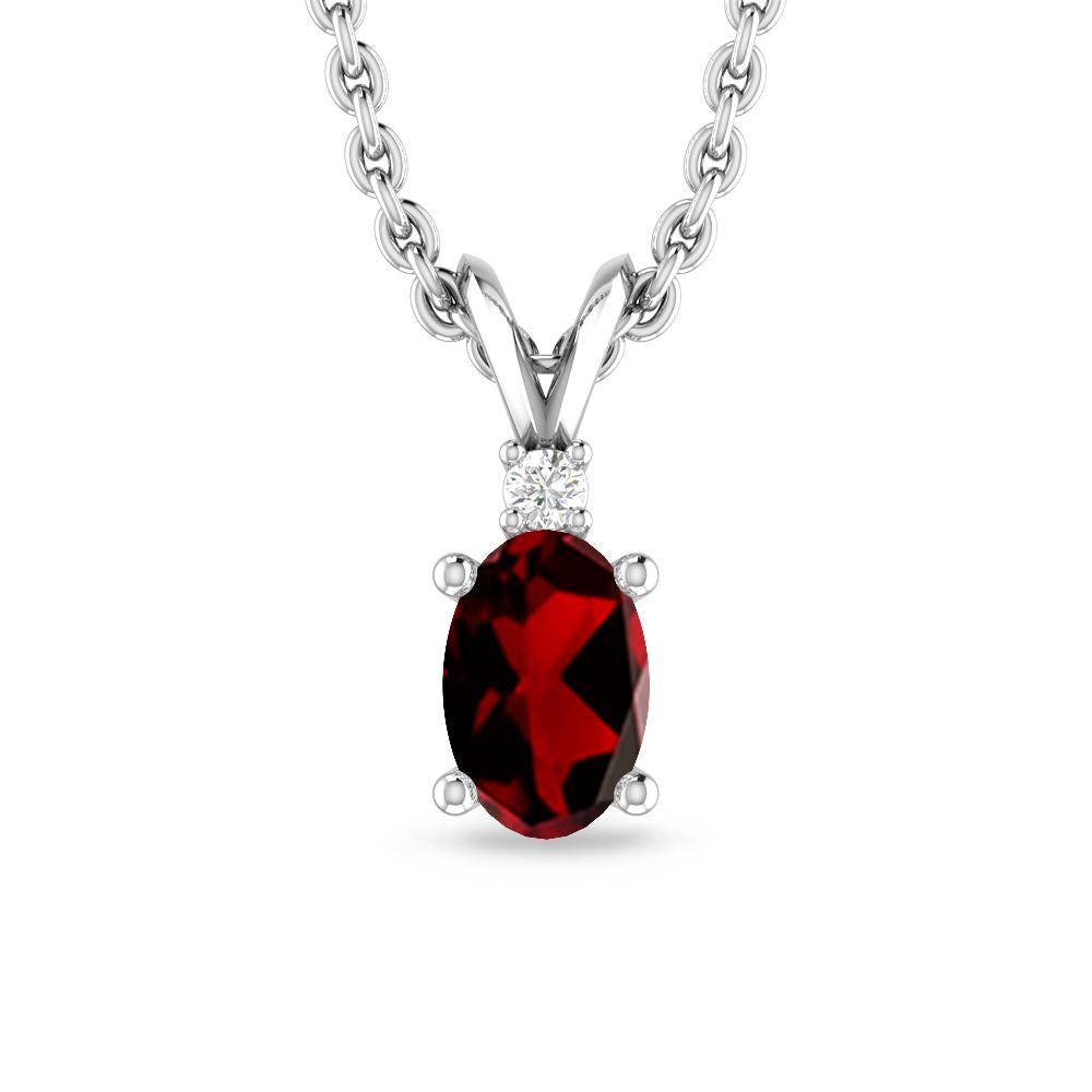 White Gold - Garnet