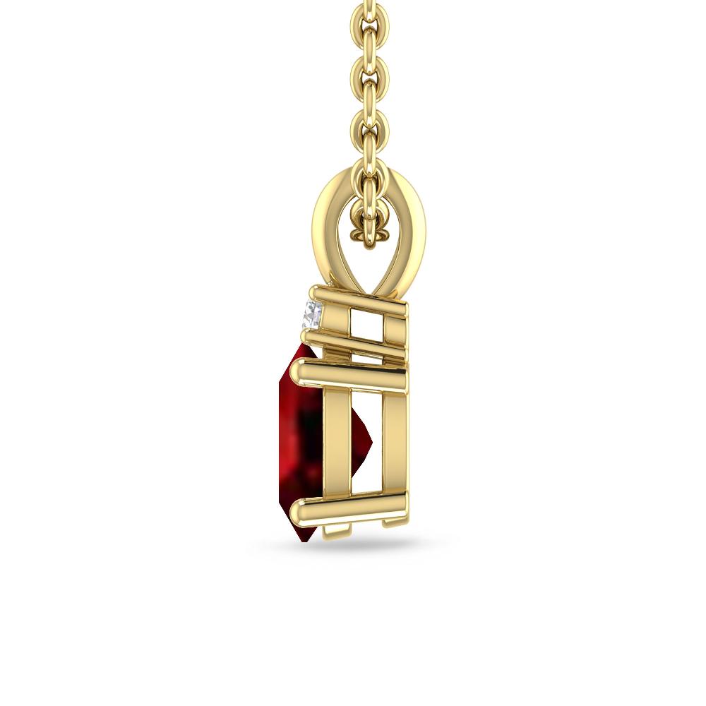 Yellow Gold - Garnet