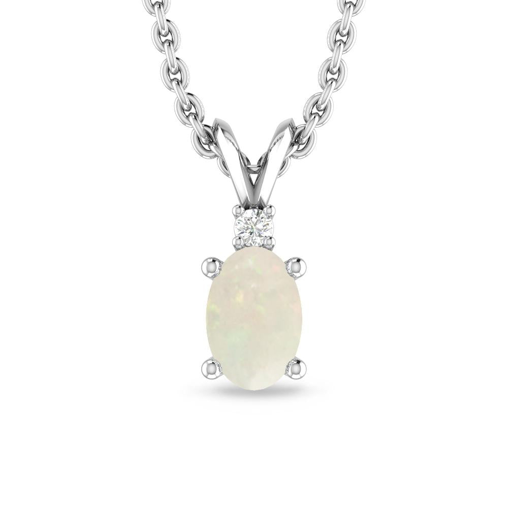 White Gold - Opal