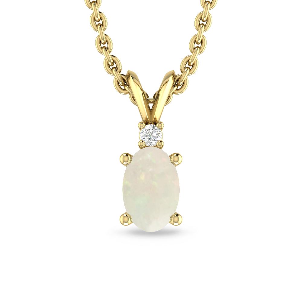 Yellow Gold - Opal