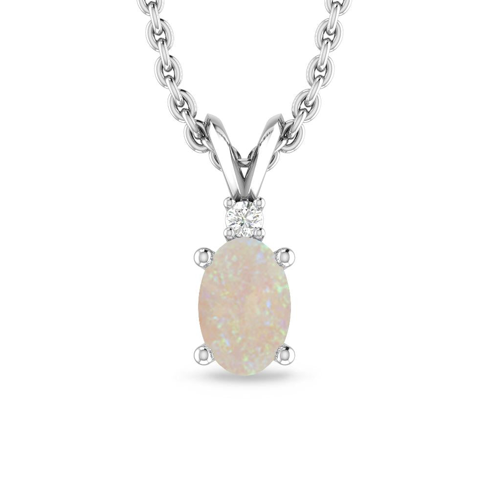 White Gold - Opal