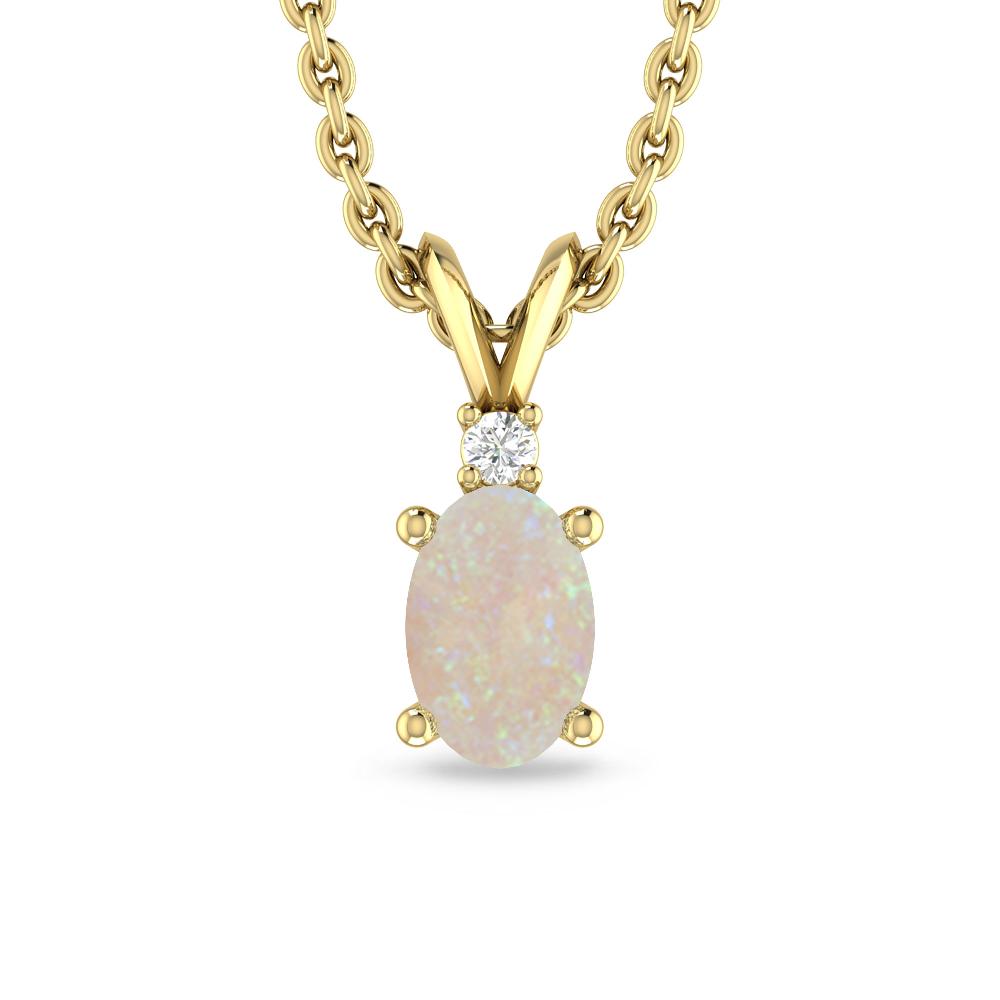 Yellow Gold - Opal