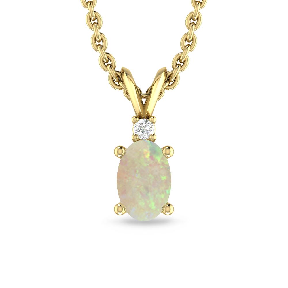 Yellow Gold - Opal