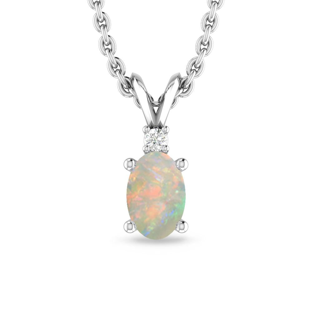 White Gold - Opal