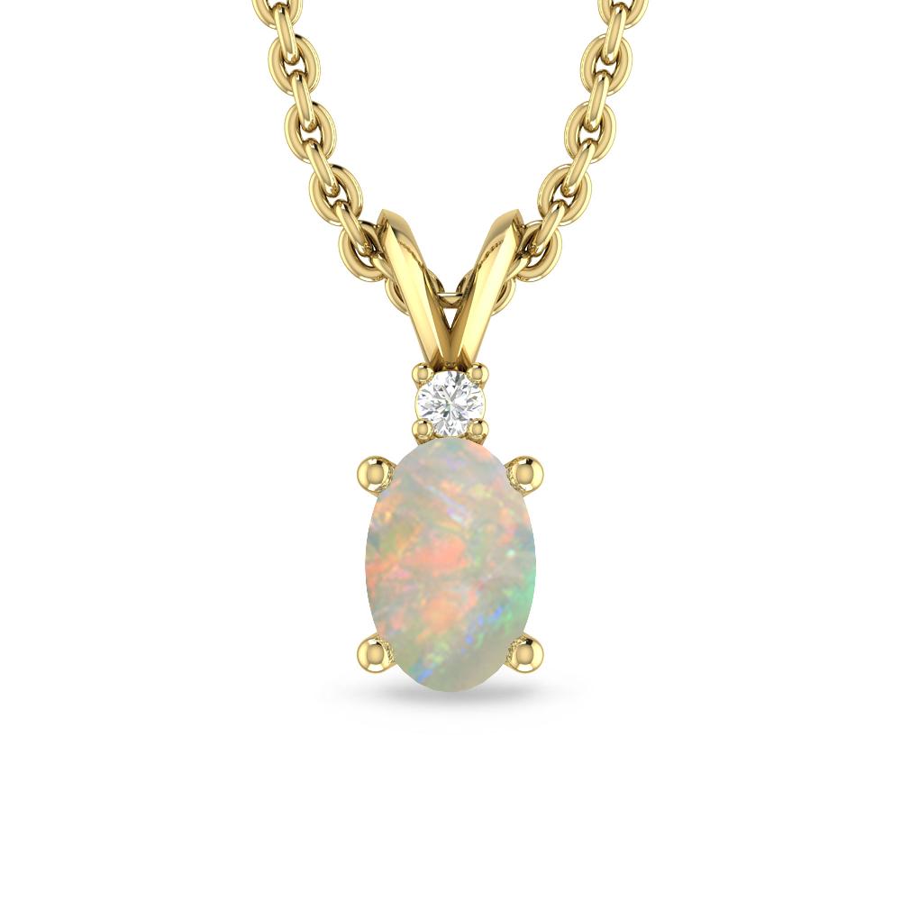 Yellow Gold - Opal