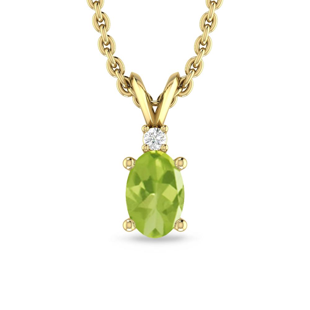 Yellow Gold - Peridot