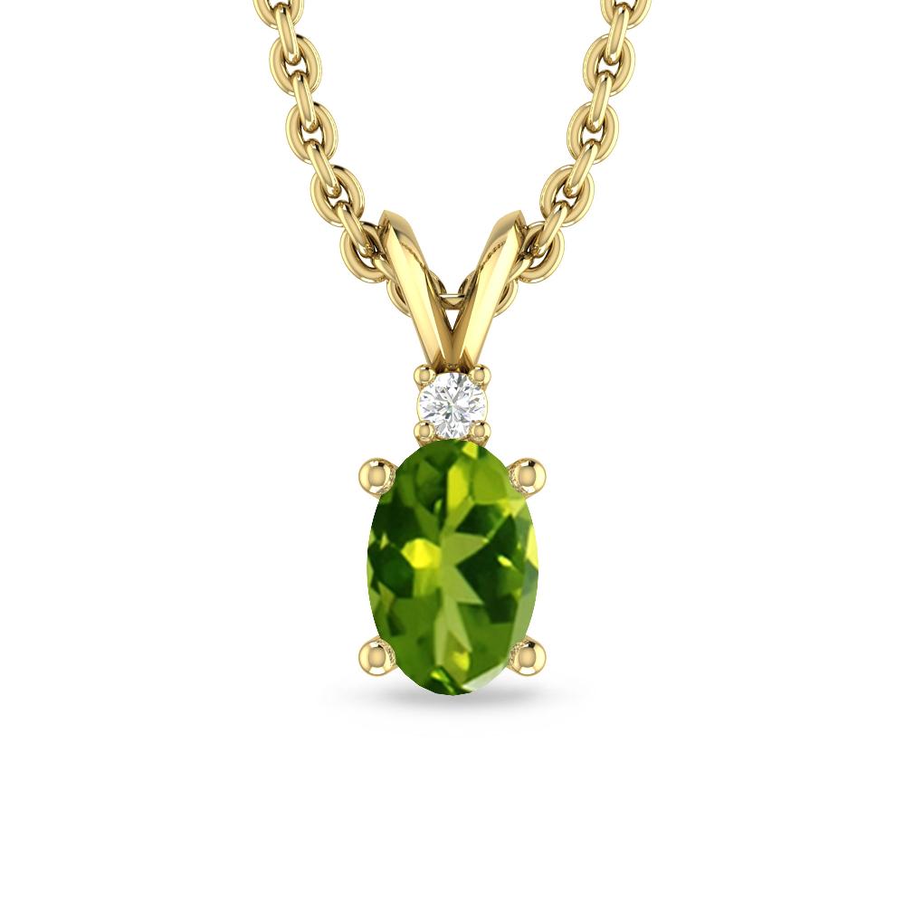 Yellow Gold - Peridot