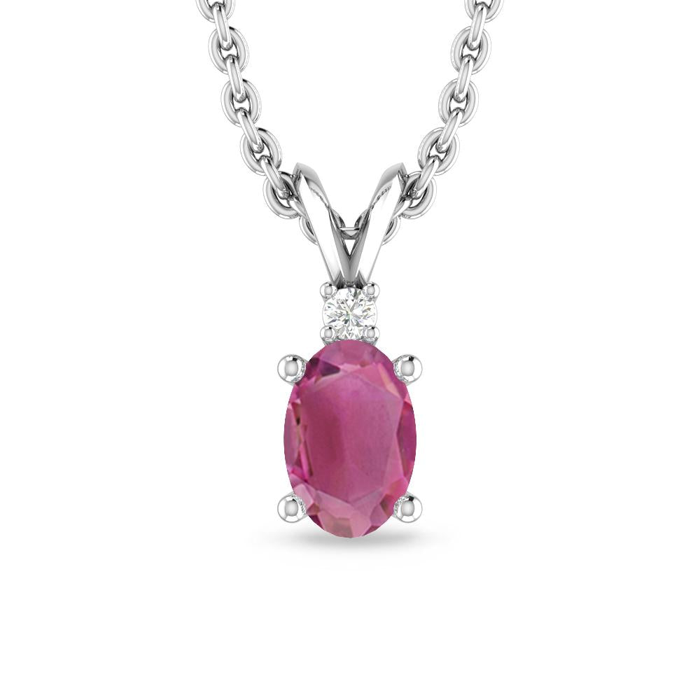 White Gold - Pink Tourmaline