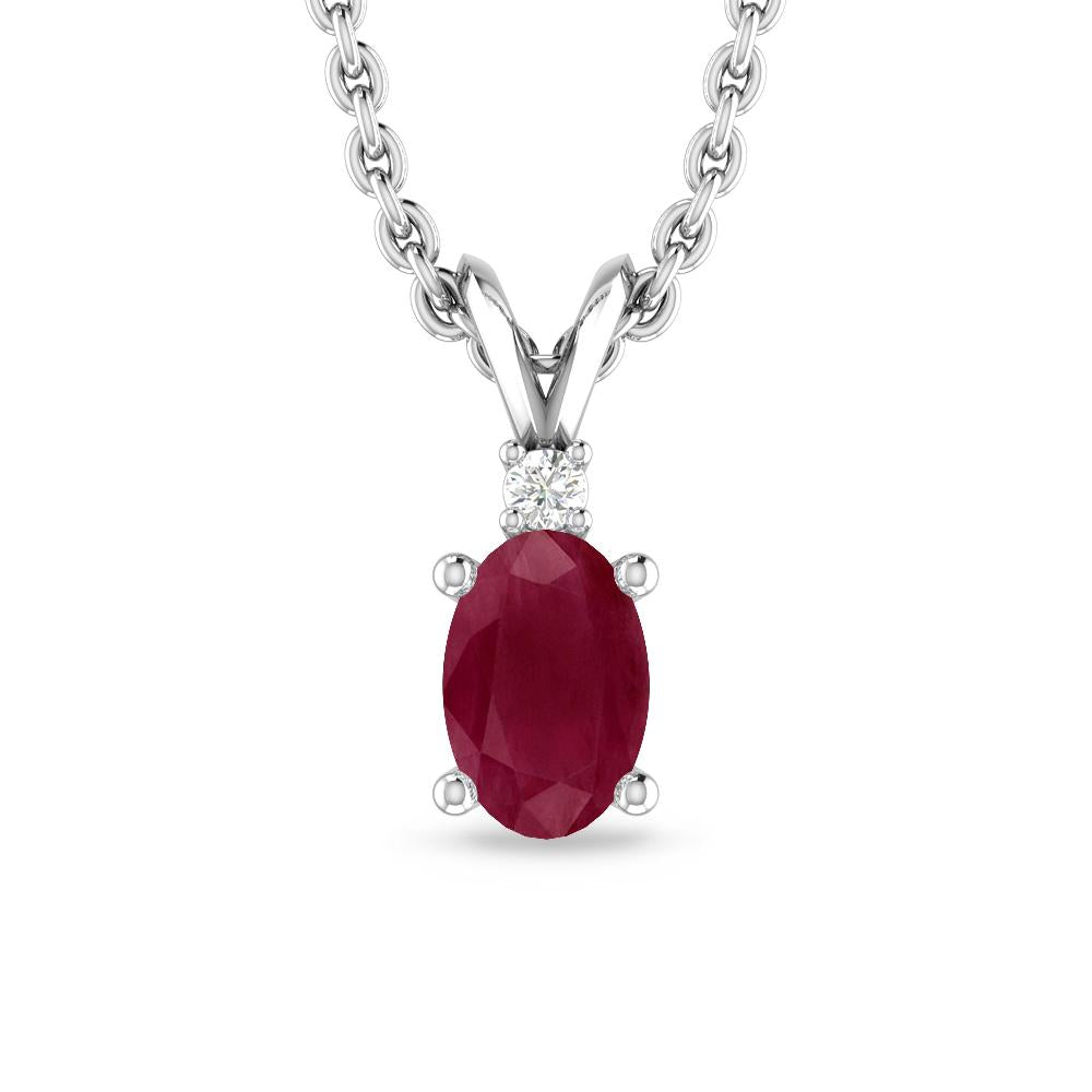 White Gold - Ruby