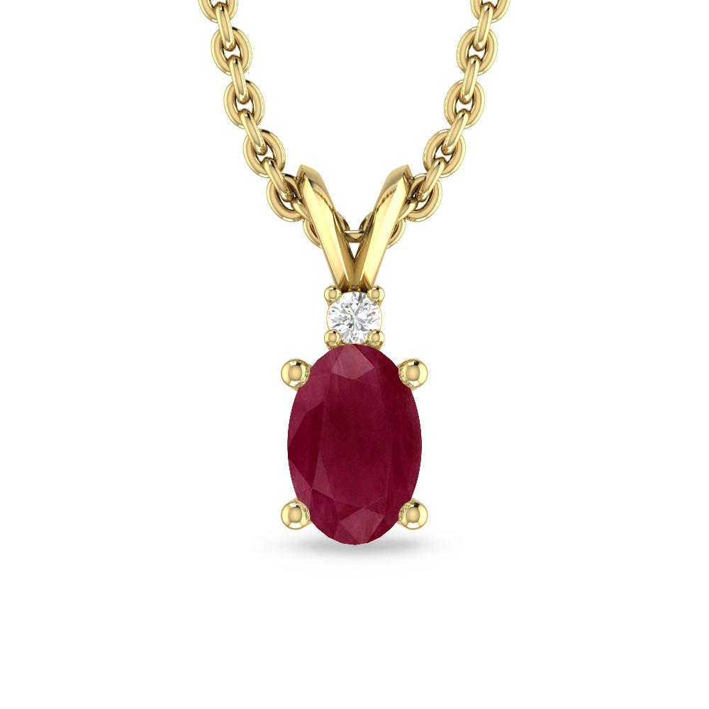 Yellow Gold - Ruby