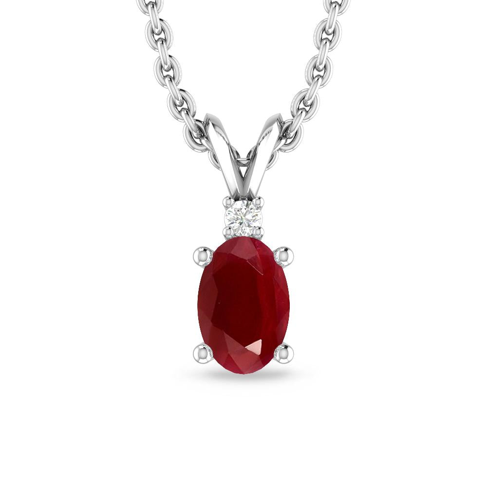 White Gold - Ruby