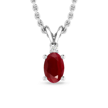 White Gold - Ruby