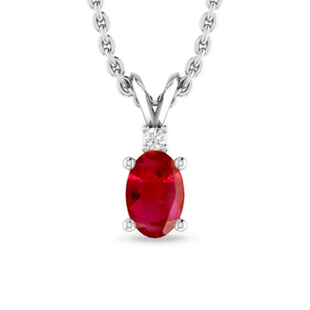 White Gold - Ruby